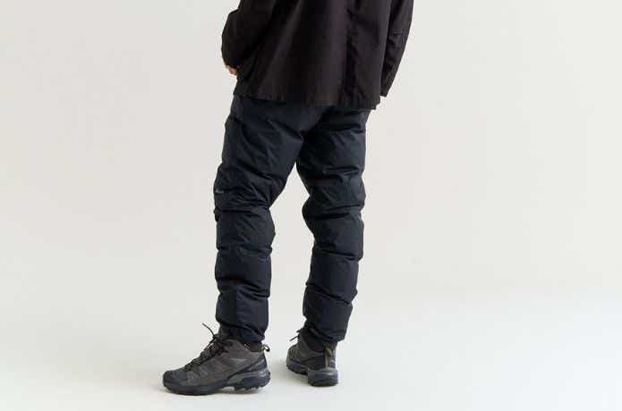 ナンガ オーロラテックスダウンパンツの裏面