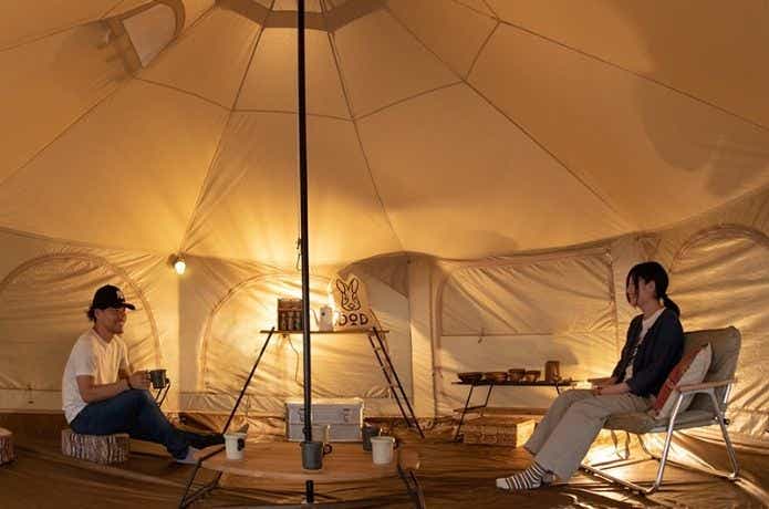 ベルテントの幕内