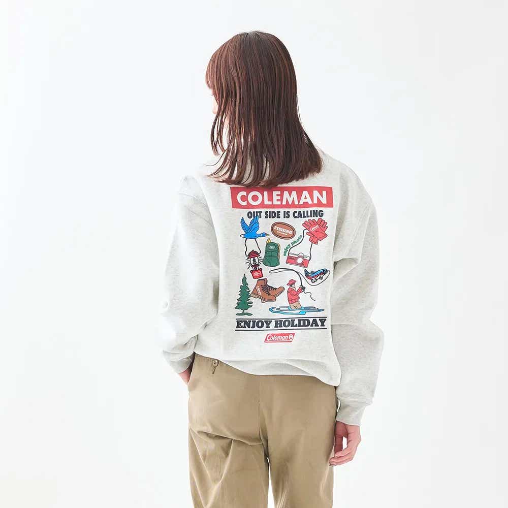 気負わず着られるプリントスウェット