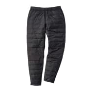 リペアテック素材でダウン抜けを抑え、洗濯できる扱いやすいダウンパンツ