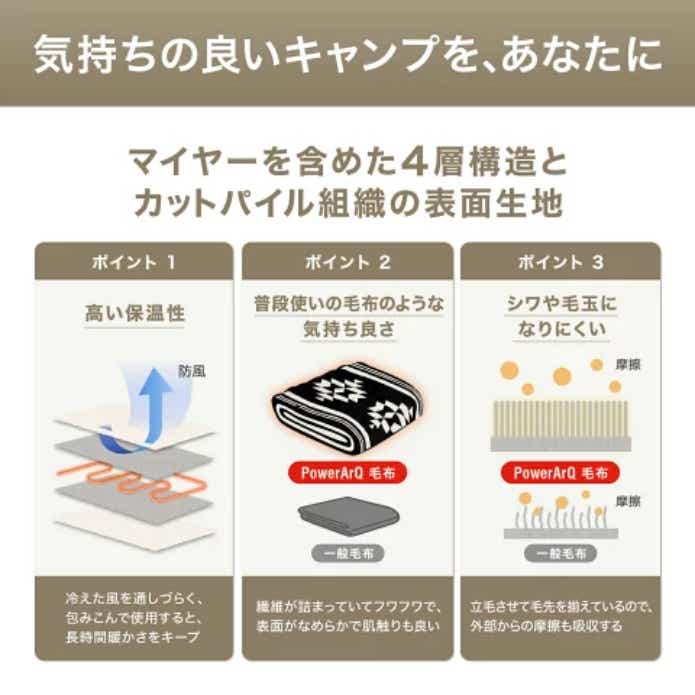 PowerArQ Electric Blanket 電気毛布
