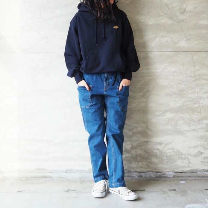 DENIM CAMP PANTSのコーデ