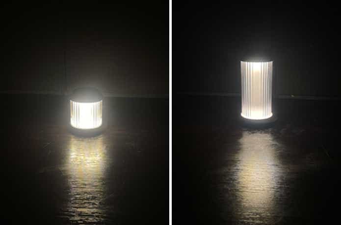 ZOOZと38灯最大明るさ比較