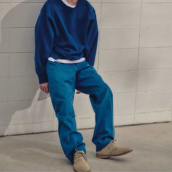 ウィークエンダー チャッカのコーデ