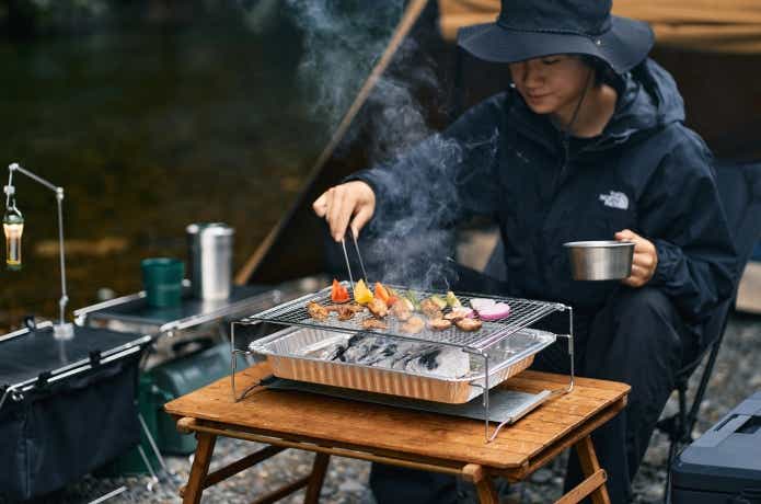 尾上製作所 かたづけ簡単卓上BBQコンロ