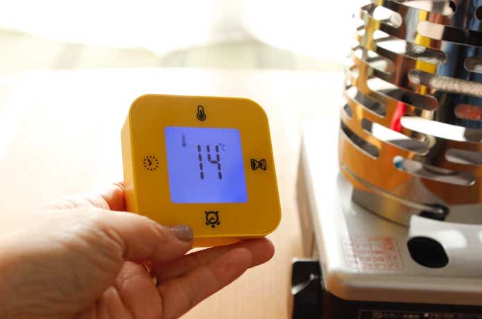 30分後の室温は14度