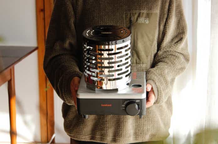 ストーブユニットの状態で手持ち