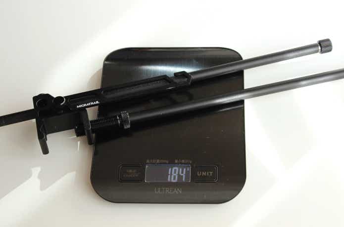 フィットハンガー全パーツの重さを計測