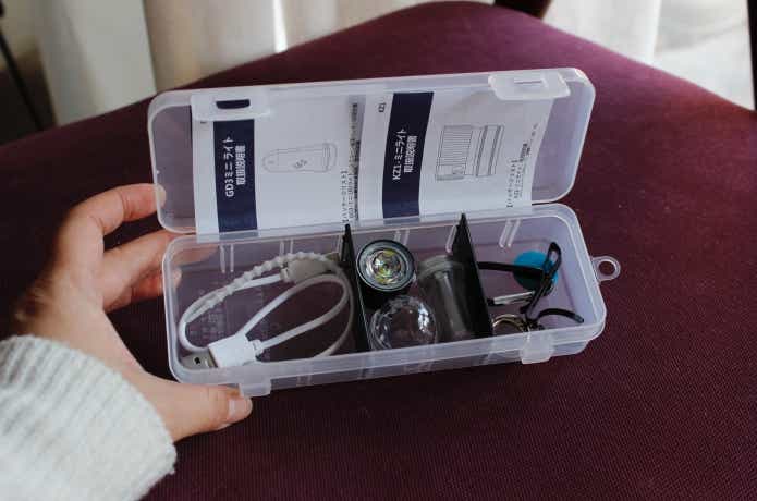 全パーツを収納ケースに入れた状態