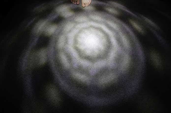 LEDシェードで点灯