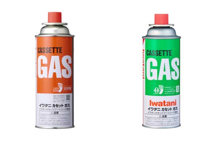 イワタニのカセットガス2種類