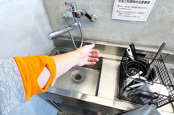 瞬暖GRID-TEC+の腕まくり