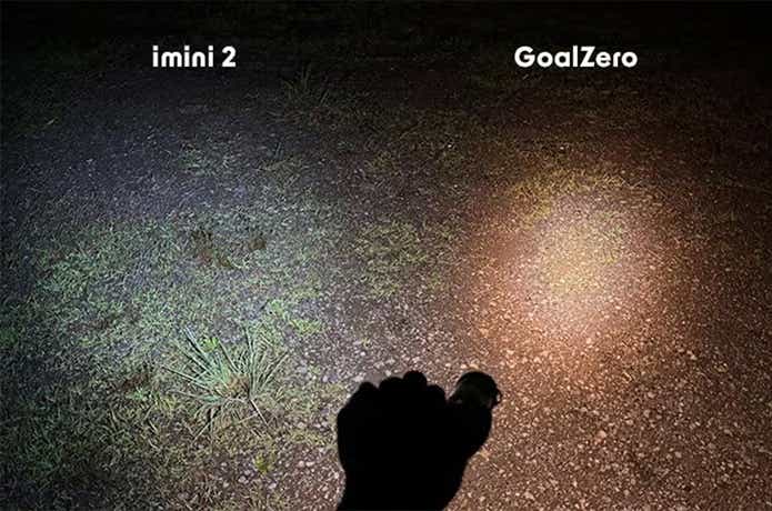 オーライト「imini 2」点灯比較