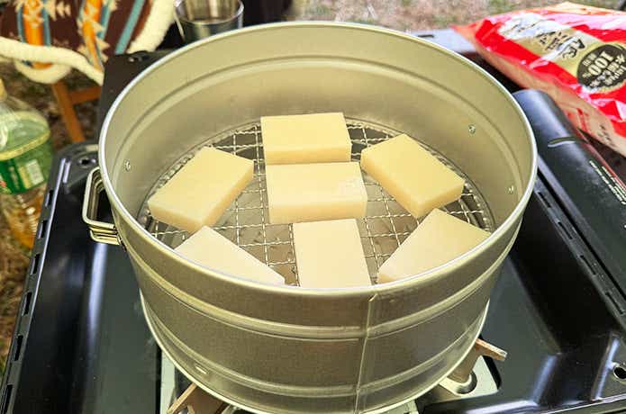 いもやききやっくんDXに入ったお餅