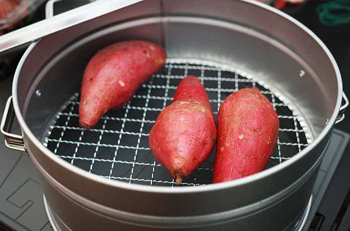 いもやききやっくんDXに入ったサツマイモ