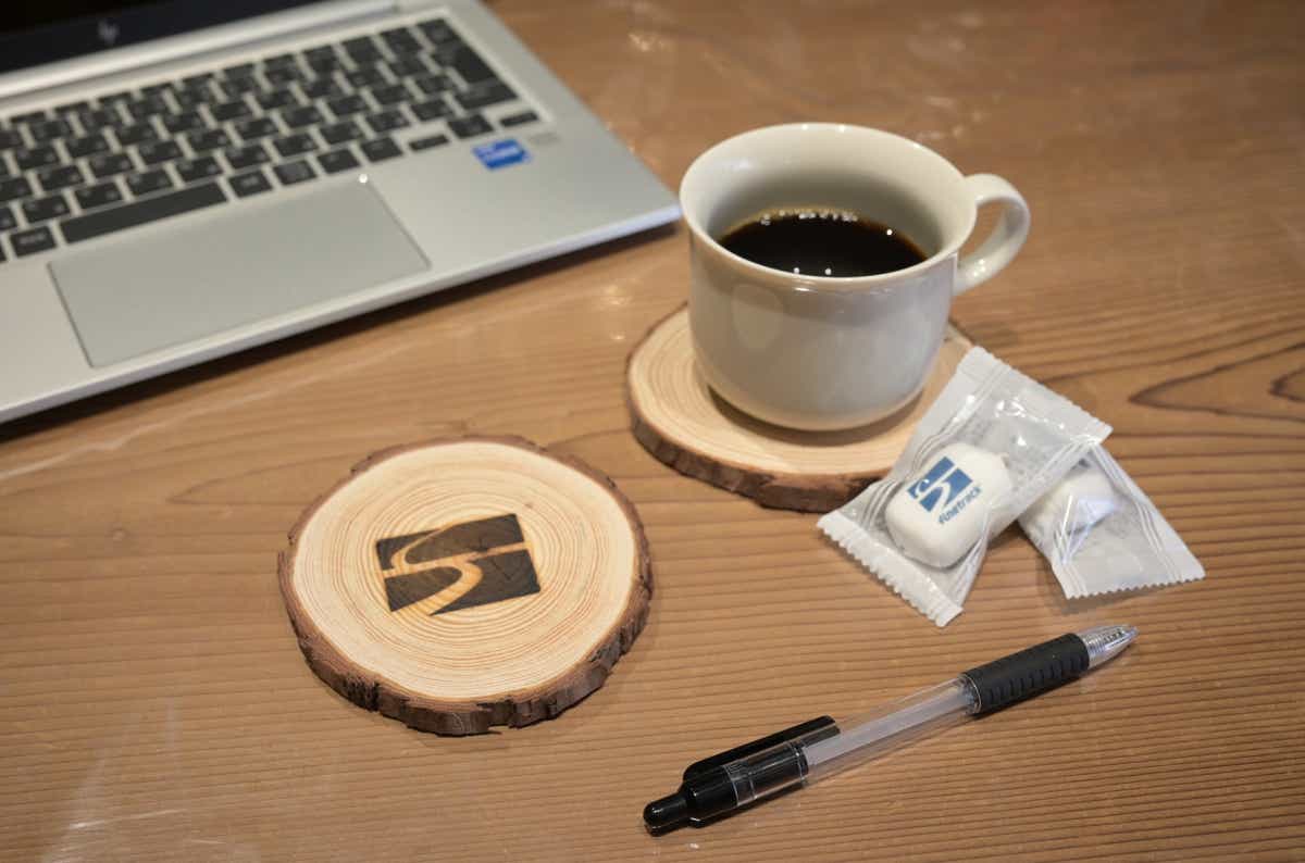 ファイントラック　ノベルティ　コースター