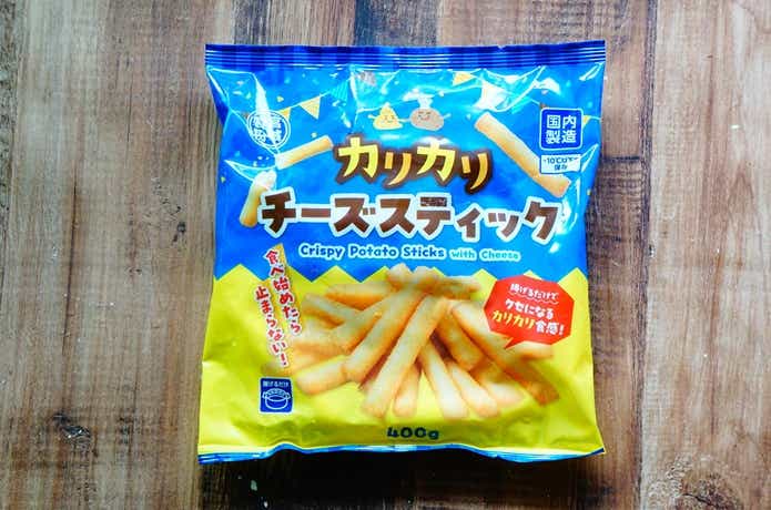 業務スーパーのカリカリチーズスティックのパッケージ