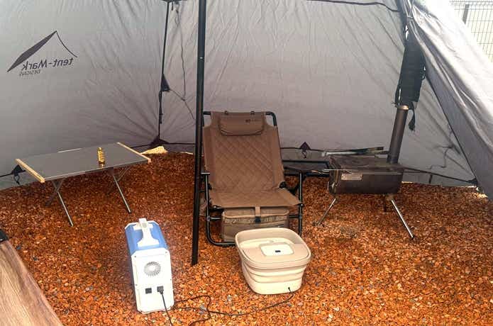 サンコー「あし〜ゆ2」_テント内