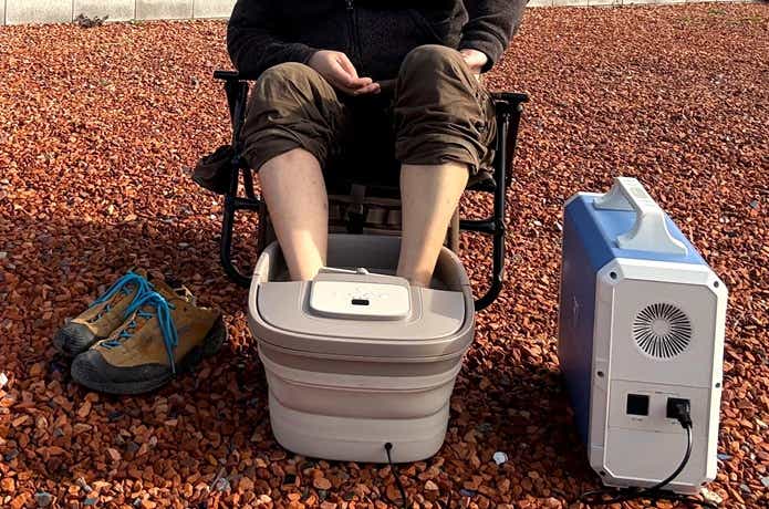 サンコー「あし〜ゆ2」_使用シーン