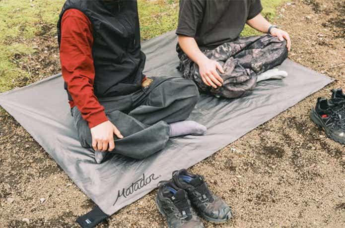 ポケットブランケット4.0に座ったとき