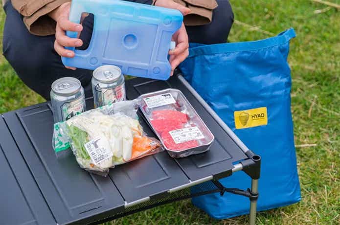 クーラーパック 18と食材