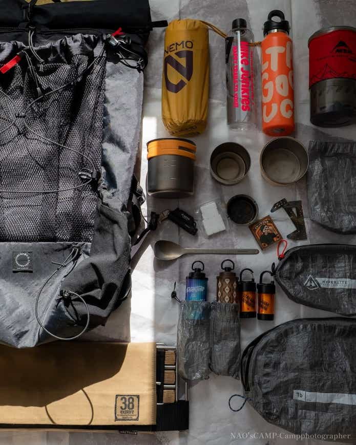 なおさん愛用のキャンプギアたち