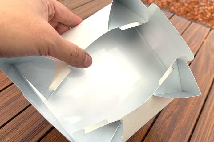 「使い捨て紙鍋」_アルミコーティング