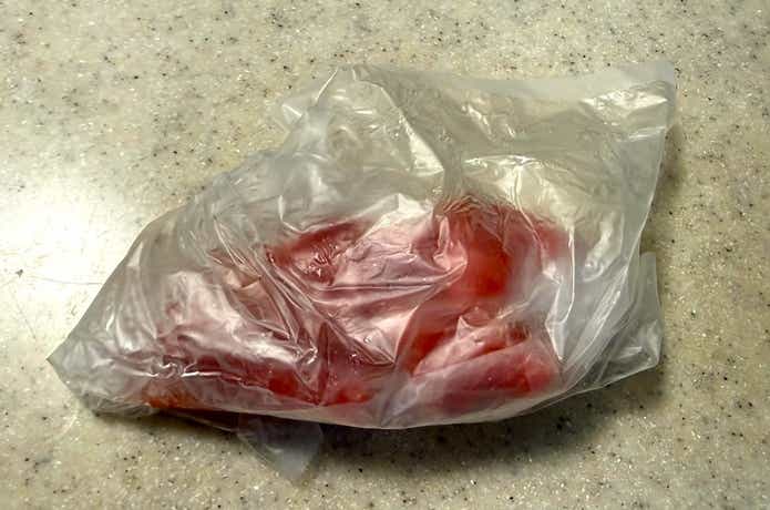 ピチットシート_明太子包む