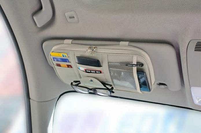 サンバイザーポケット