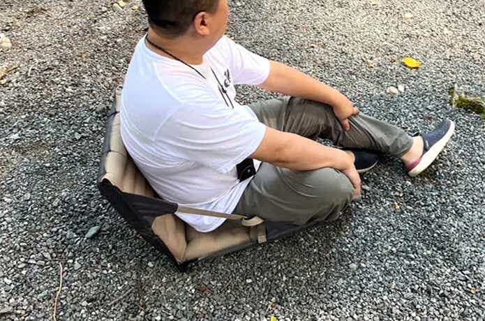 インフレータブルグランドチェア使用例