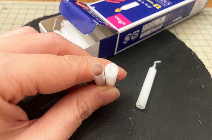 ストロー活用_ろうそく