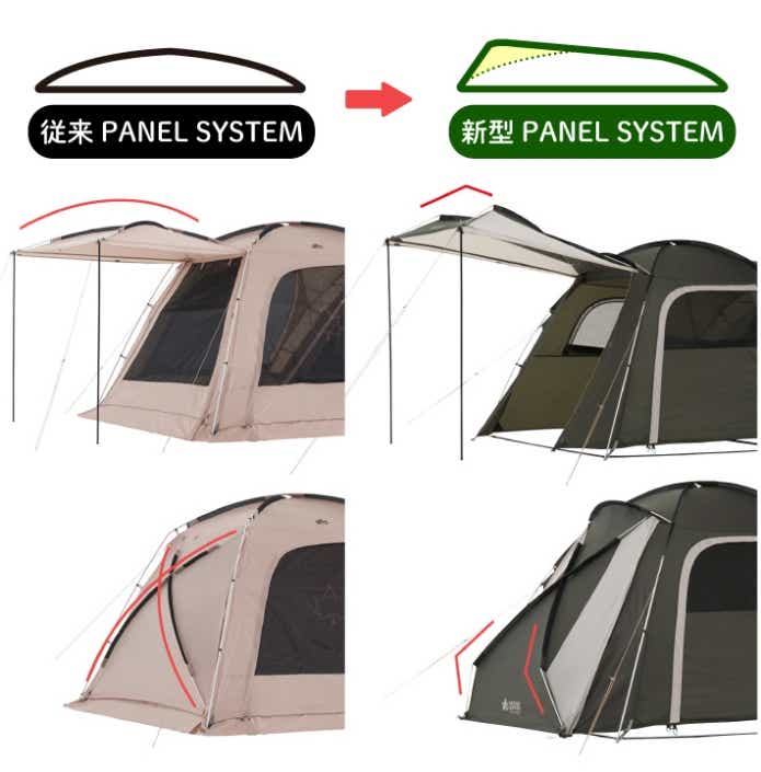 ロゴス　ツールーム　「neos PANEL リビングドーム M-BF」