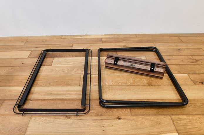 分解したINOUT Turtle Table walnut