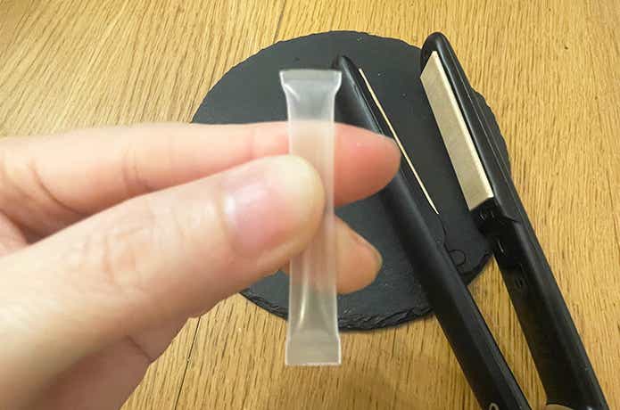 ストロー活用_ヘアアイロン