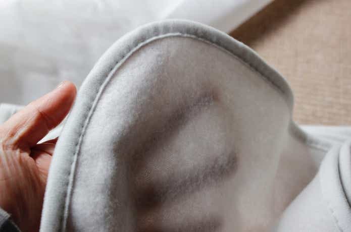 生地が起毛している