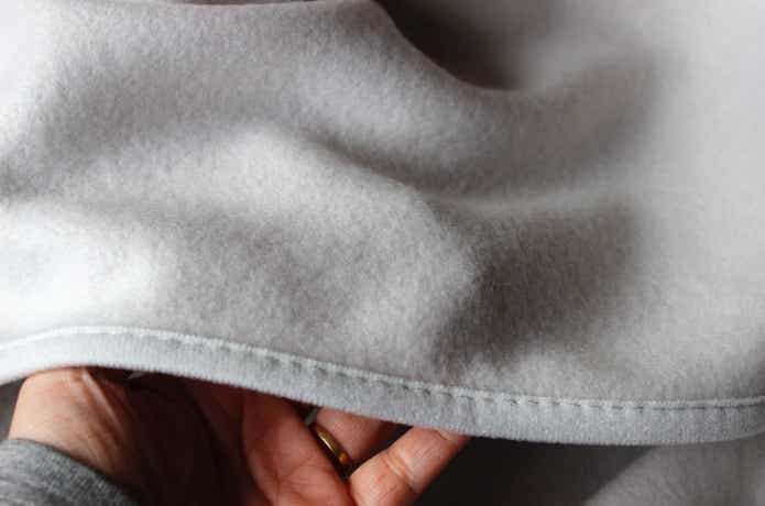 難燃毛布の素材アップ