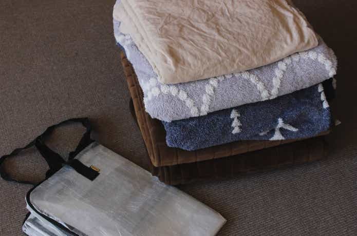 毛布とディムパ