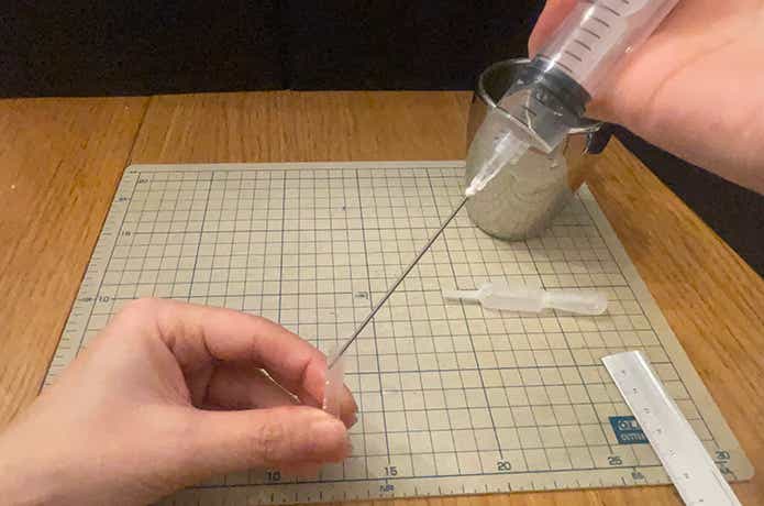 ストロー活用_水注入