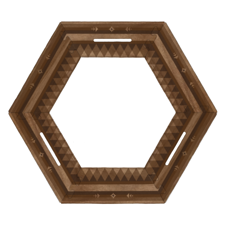 拡張自在でサイト全体を彩る六角テーブル