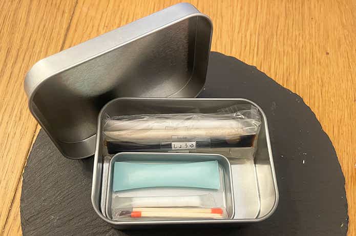 ストロー活用_ソロキャンセット