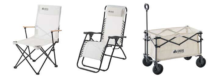 ロゴスの新作テスリンメッシュ製チェア2種&キャリーカート