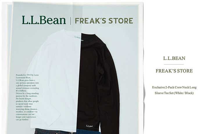 【EXCLUSIVE】別注 2P クルーネック ロングスリーブ Teeセット