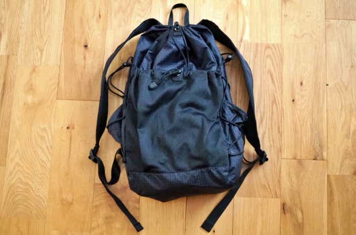 無印良品の撥水リップストップリュックサック