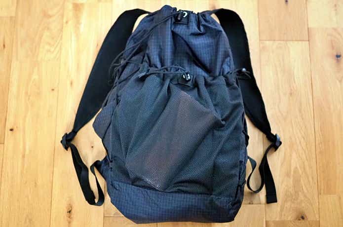 無印良品の撥水リップストップリュックサック