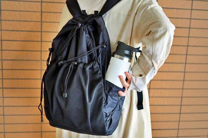 無印良品の撥水リップストップリュックサック