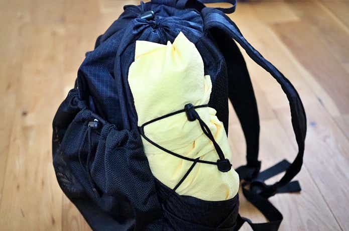 無印良品の撥水リップストップリュックサック