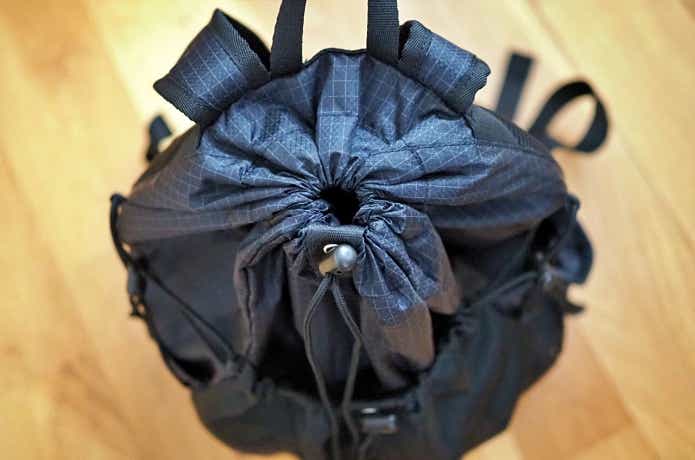 無印良品の撥水リップストップリュックサック