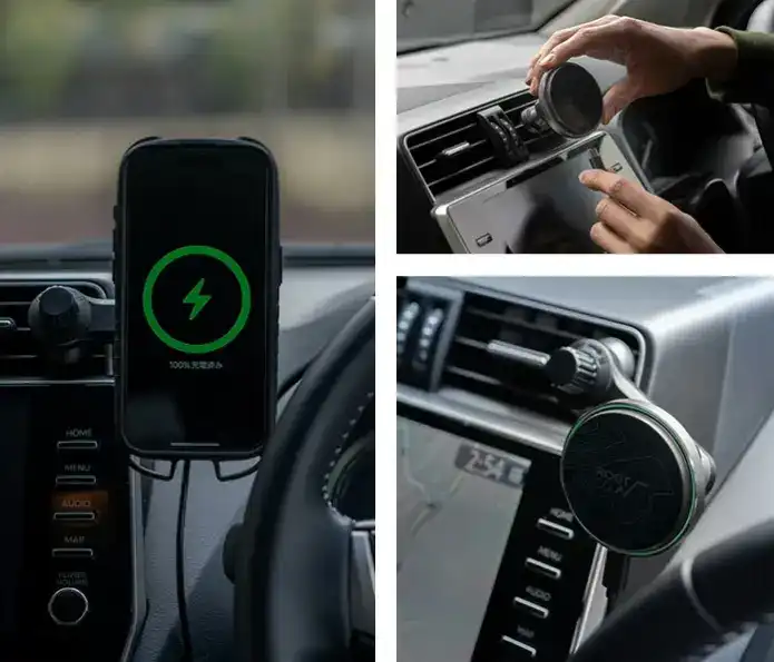 ROOT CO.のPLAY EZ1 MagSafe Wireless Car Charger
