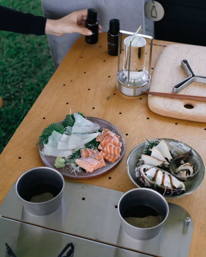 andfunさんのキャンプ料理風景