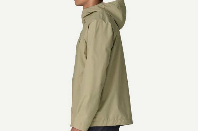 メンズ・アウトドア・エブリデー・レイン・ジャケットの側面部
